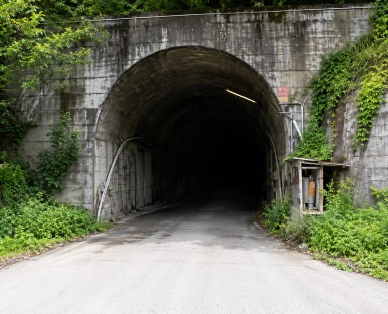 Mine tunnel entrance – gypsum mine pump scaling case study, Italy