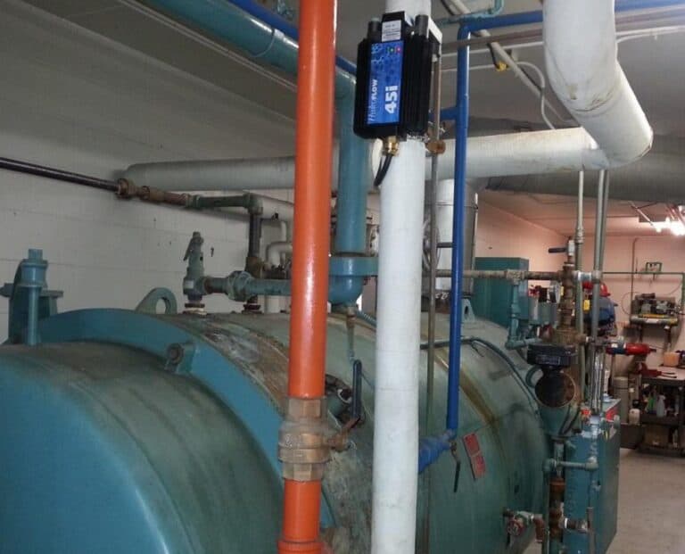 Steam boiler room – scale removal with the i45, Minnesota, USA