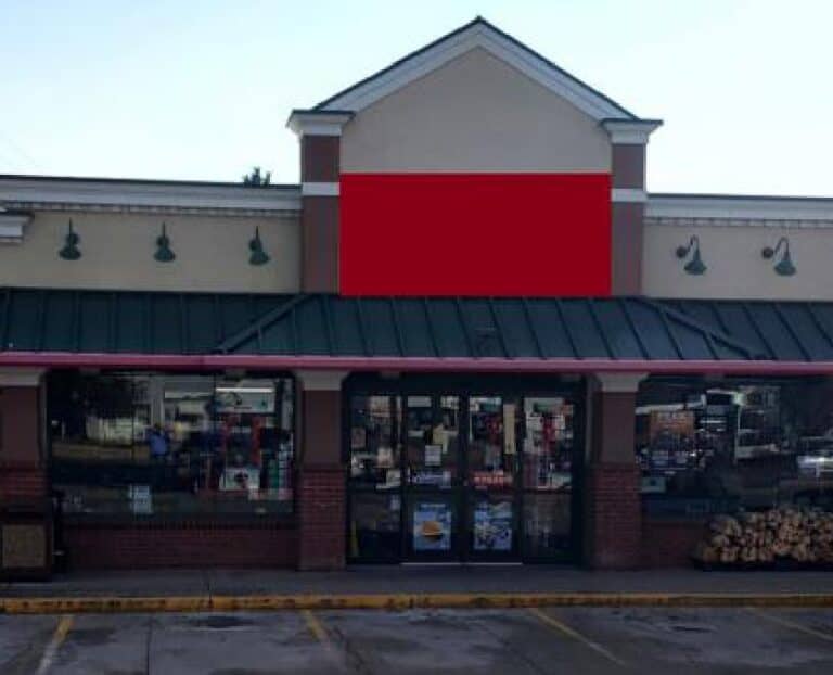 Convenience store exterior – scale and biofilm case study, USA