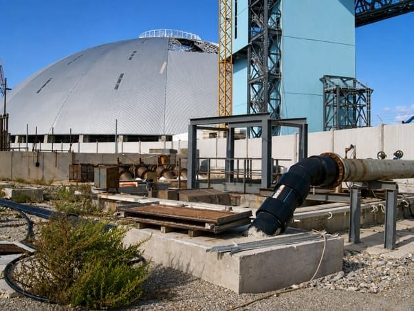 Civitavecchia fish farm site near Rome
